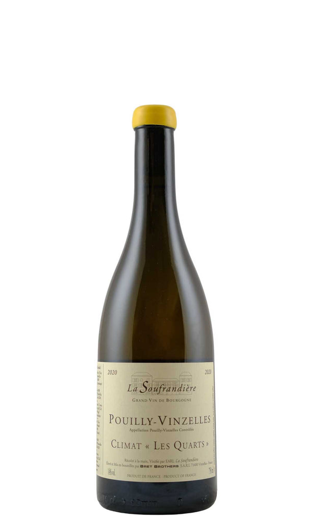 Bottle of Domaine la Soufrandiere, Pouilly-Vinzelles les Quarts, 2020 - White Wine - Flatiron Wines & Spirits - New York