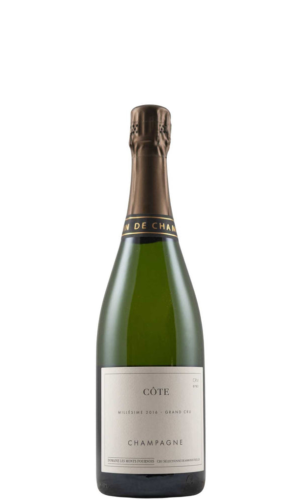 Bottle of Domaine les Monts Fournois, Champagne Blanc de Blancs Grand Cru Cramant 'Cote', 2016 - Sparkling Wine - Flatiron Wines & Spirits - New York