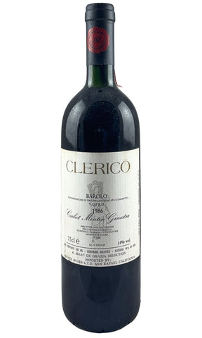 Bottle of Domenico Clerico, Barolo Ciabot Mentin, 1986 - Red Wine - Flatiron Wines & Spirits - New York