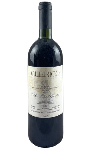 Bottle of Domenico Clerico, Barolo Ciabot Mentin, 1987 - Red Wine - Flatiron Wines & Spirits - New York