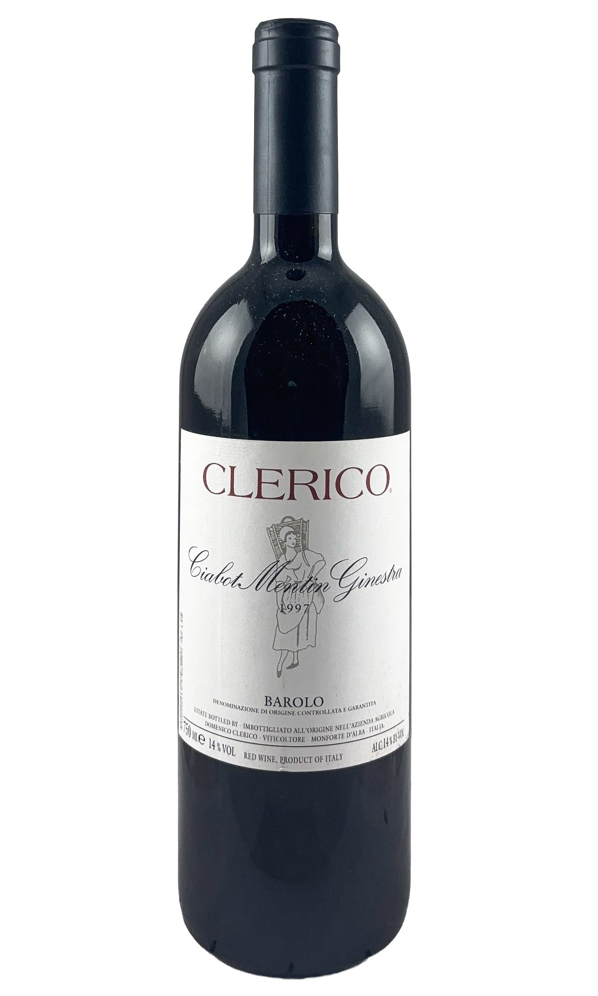 Bottle of Domenico Clerico, Barolo Mentin Ginestra, 1997 - Red Wine - Flatiron Wines & Spirits - New York