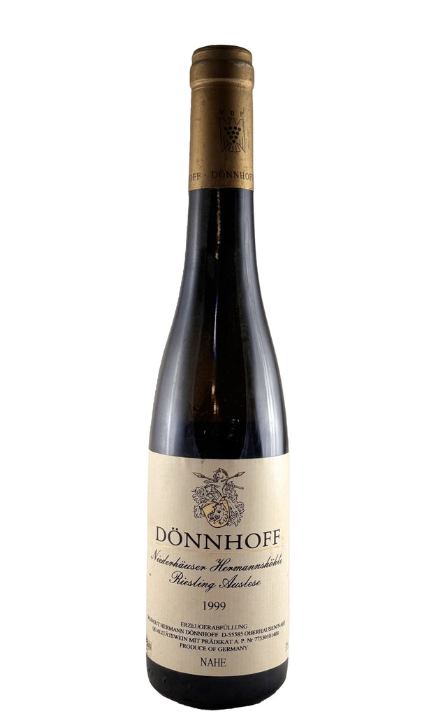Bottle of Donnhoff Niederhauser Hermannshohle, Riesling Auslese Goldkapsel, 1999 (375ml) - Dessert Wine - Flatiron Wines & Spirits - New York