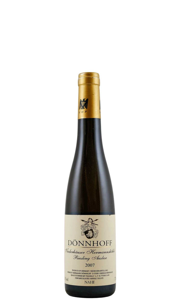 Bottle of Donnhoff, Niederhauser Hermannshohle Riesling Auslese Goldkapsel, 2007 (375ml) - White Wine - Flatiron Wines & Spirits - New York