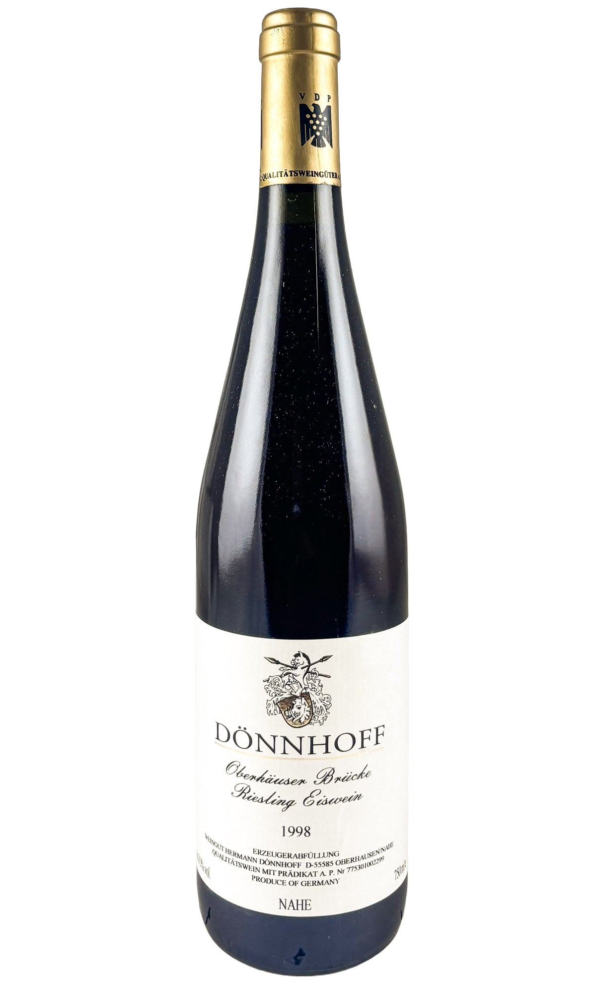 Bottle of Donnhoff, Oberhauser Bruecke Riesling Eiswein, 1998 - Dessert Wine - Flatiron Wines & Spirits - New York