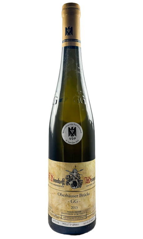 Bottle of Donnhoff, Riesling Oberhauser Brucke GG VDP Auction, 2015 - White Wine - Flatiron Wines & Spirits - New York