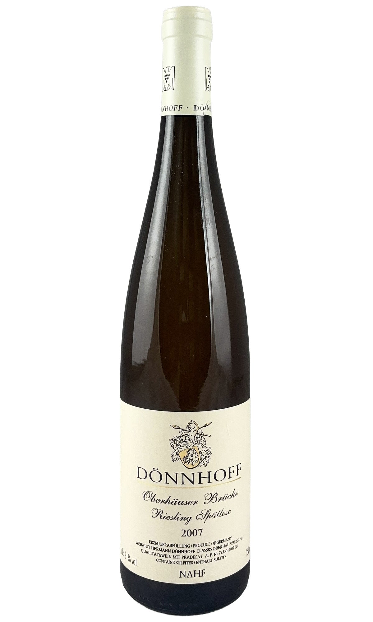 Bottle of Donnhoff, Riesling Spatlese Oberhauser Brucke, 2007 - White Wine - Flatiron Wines & Spirits - New York