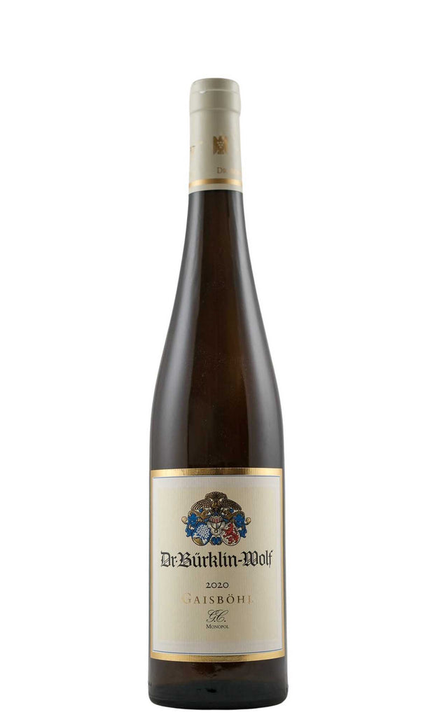 Bottle of Dr Burklin-Wolf, Gaisbohl (Monopol) Riesling Trocken GC, 2020 - White Wine - Flatiron Wines & Spirits - New York