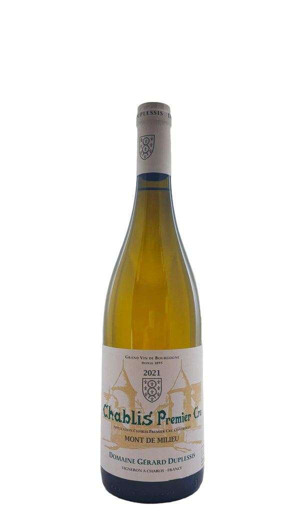 Bottle of Duplessis, Chablis 1er Cru Mont de Milieu, 2021 - White Wine - Flatiron Wines & Spirits - New York