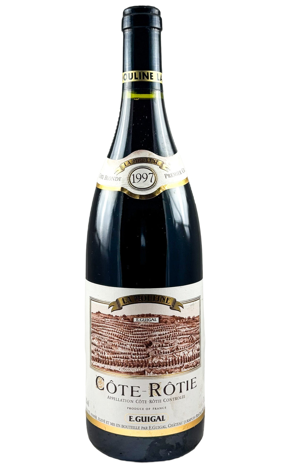 Bottle of E. Guigal , Cote-Rotie La Mouline, 1997 - Red Wine - Flatiron Wines & Spirits - New York