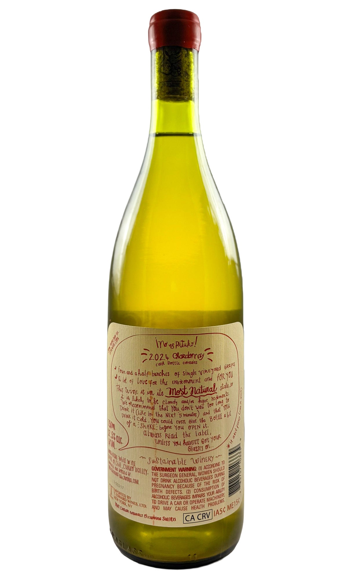 Bottle of Echeverria, No Es Pituko' Chardonnay, 2024 - White Wine - Flatiron Wines & Spirits - New York