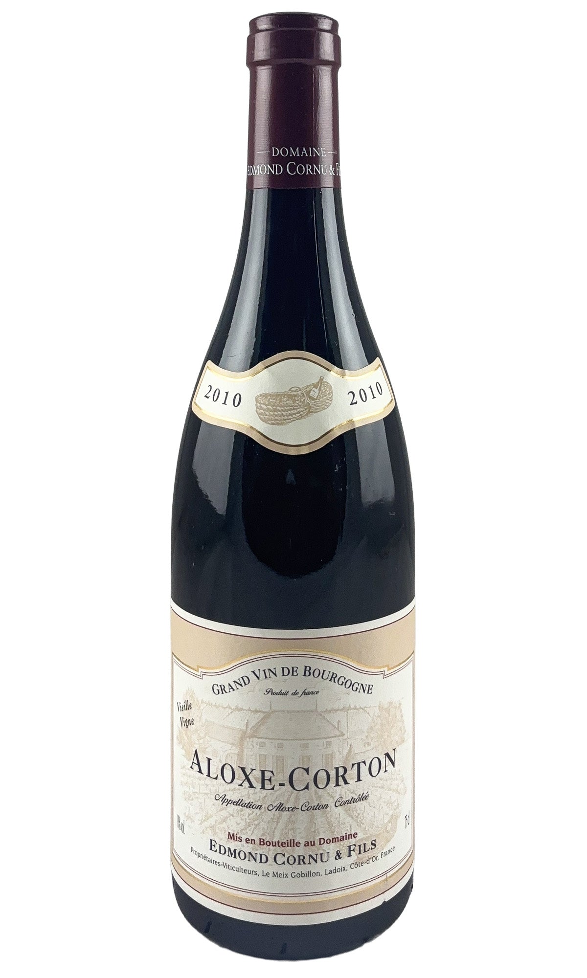 Bottle of Edmond Cornu & Fils, Corton Aloxe-Corton Vieilles Vignes, 2010 - Red Wine - Flatiron Wines & Spirits - New York