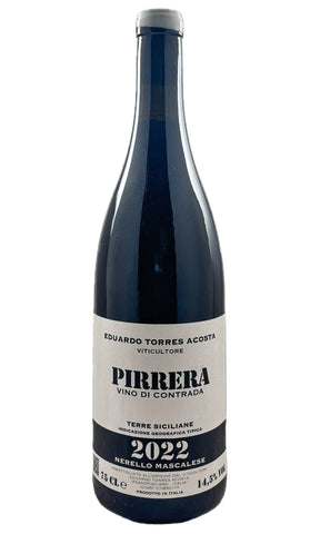 Bottle of Eduardo Torres Acosta, Terre Siciliane Rosso "Pirrera", 2022 - Red Wine - Flatiron Wines & Spirits - New York