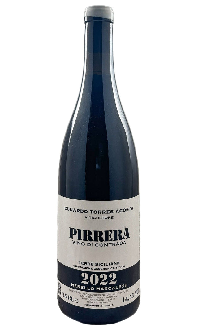 Bottle of Eduardo Torres Acosta, Terre Siciliane Rosso "Pirrera", 2022 - Red Wine - Flatiron Wines & Spirits - New York