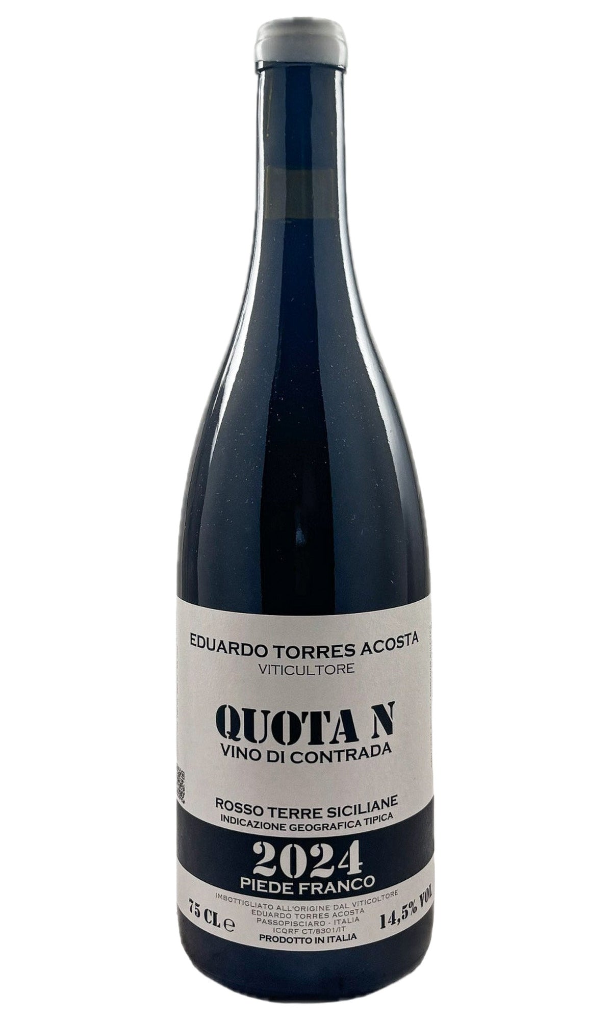 Bottle of Eduardo Torres Acosta, Terre Siciliane Rosso "Quota N", 2024 - Red Wine - Flatiron Wines & Spirits - New York