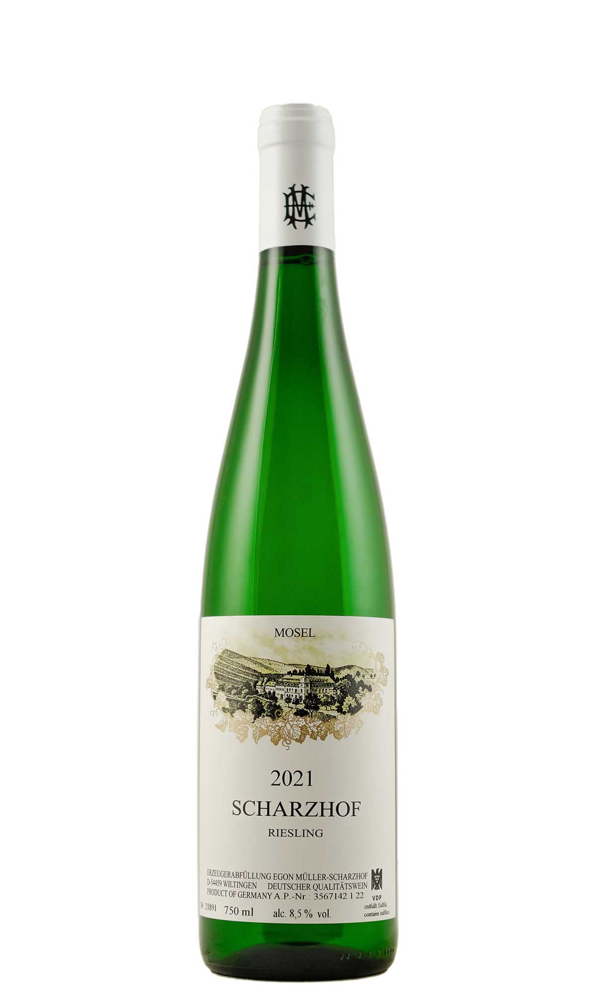 Bottle of Egon Muller, Scharzhof Riesling, 2021 - White Wine - Flatiron Wines & Spirits - New York