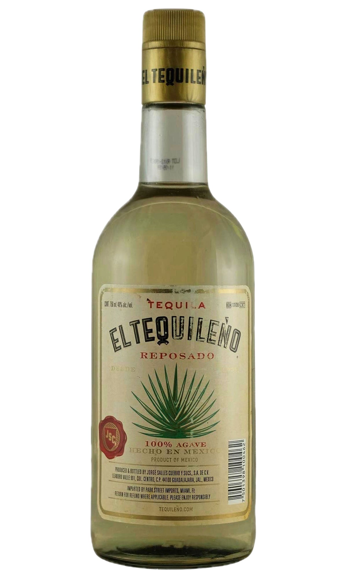 Bottle of El Tequileno, Tequila Reposado - Spirit - Flatiron Wines & Spirits - New York