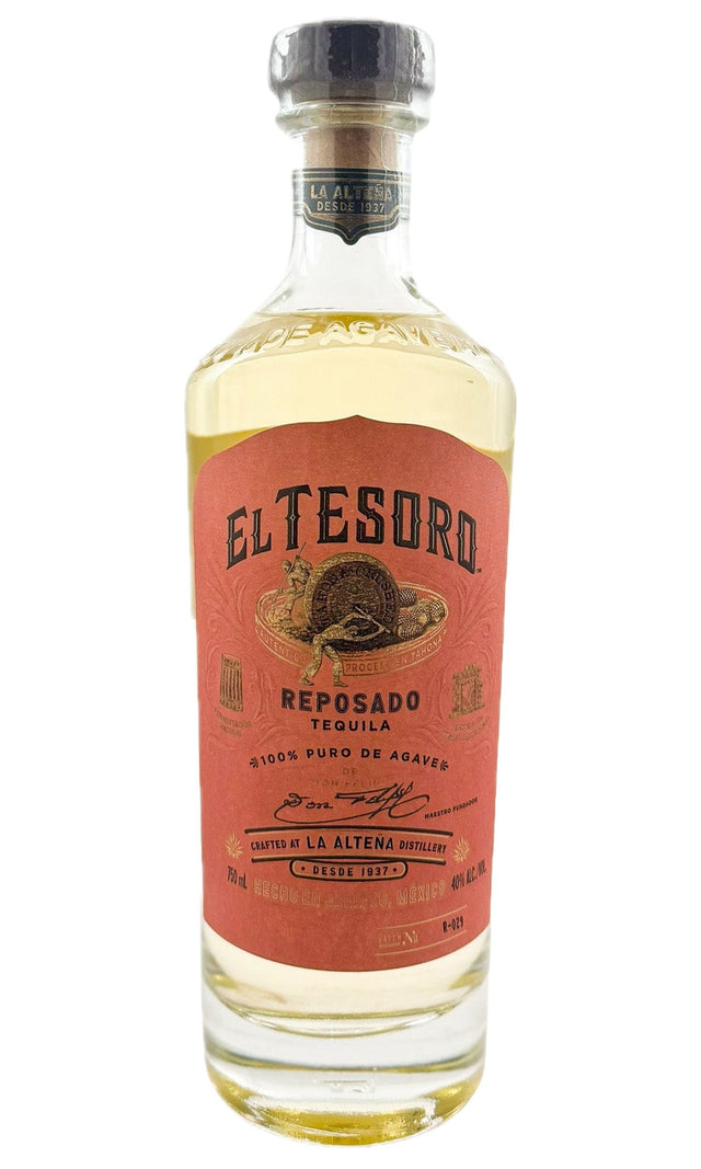 Bottle of El Tesoro, Tequila Reposado, NV - Spirit - Flatiron Wines & Spirits - New York