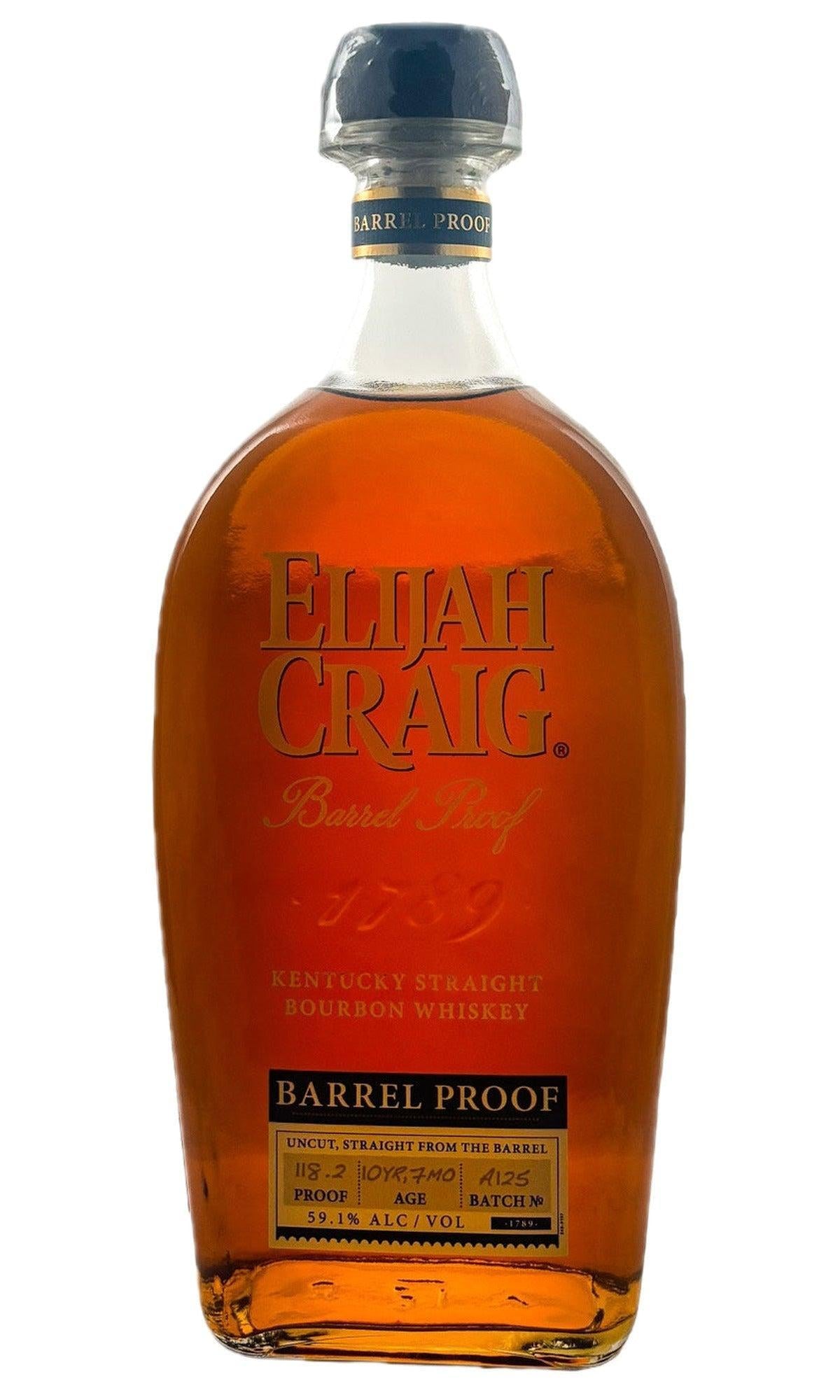 Bottle of Elijah Craig, 10 Year Straight Barrel Bourbon - Spirit - Flatiron Wines & Spirits - New York