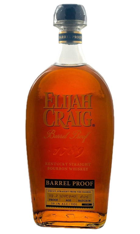 Bottle of Elijah Craig, 10 Year Straight Barrel Bourbon - Spirit - Flatiron Wines & Spirits - New York