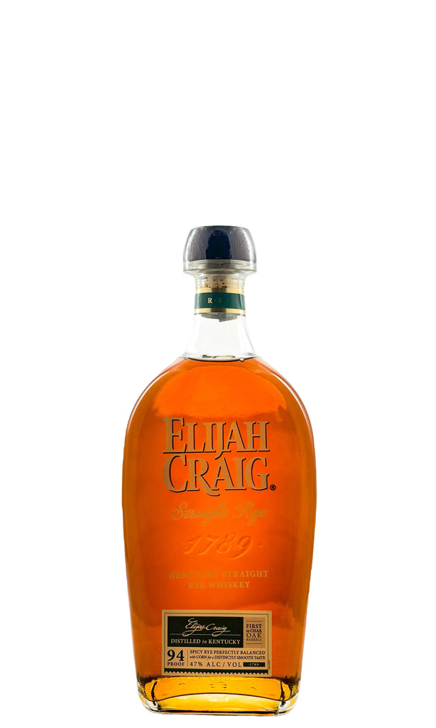 Bottle of Elijah Craig, Straight Rye Whiskey 94 Proof, NV - Spirit - Flatiron Wines & Spirits - New York