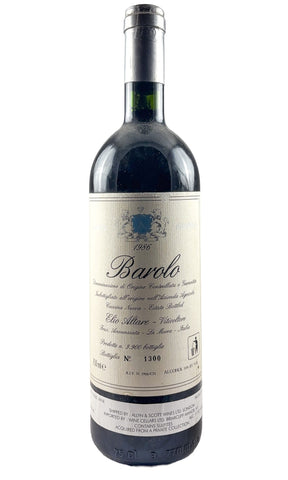 Bottle of Elio Altare, Barolo Vigneto Arborina, 1986 - Red Wine - Flatiron Wines & Spirits - New York