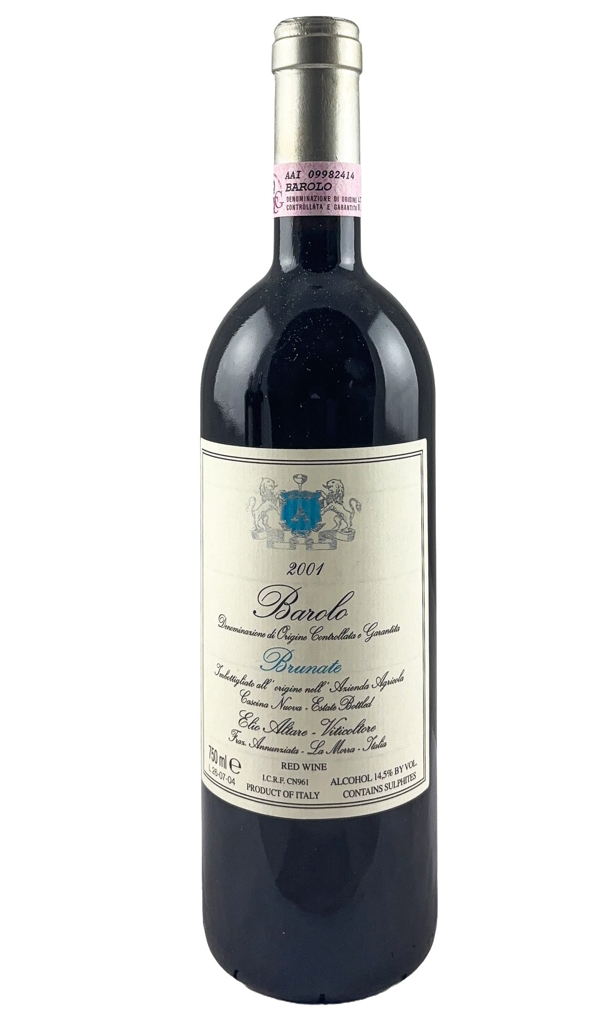 Bottle of Elio Altare, Brunate Barolo, 2001 - Red Wine - Flatiron Wines & Spirits - New York