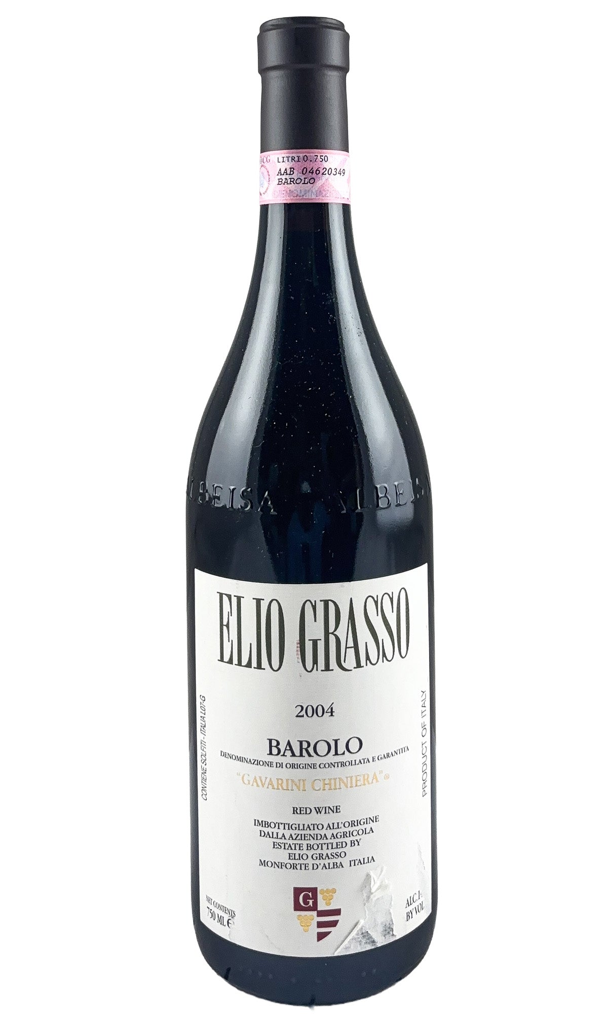Bottle of Elio Grasso, Barolo Gavarini Chiniera, 2004 - Red Wine - Flatiron Wines & Spirits - New York