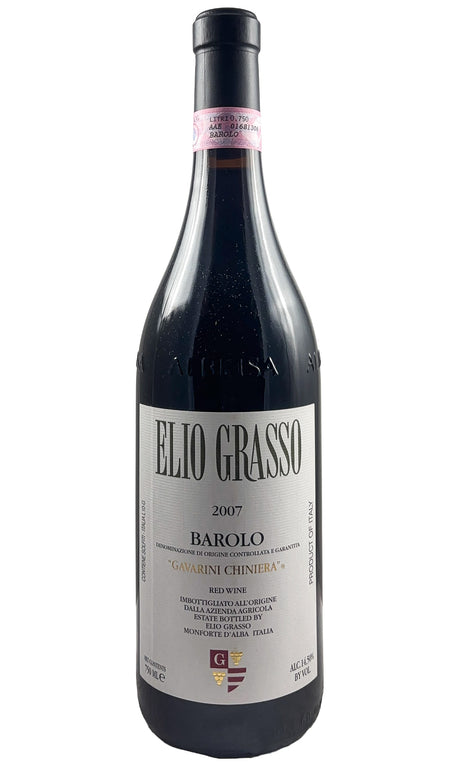 Bottle of Elio Grasso, Barolo Gavarini Chiniera, 2007 - Red Wine - Flatiron Wines & Spirits - New York