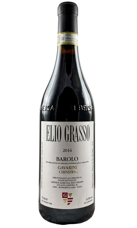 Bottle of Elio Grasso, Barolo Gavarini Vigna Chiniera', 2016 - Red Wine - Flatiron Wines & Spirits - New York
