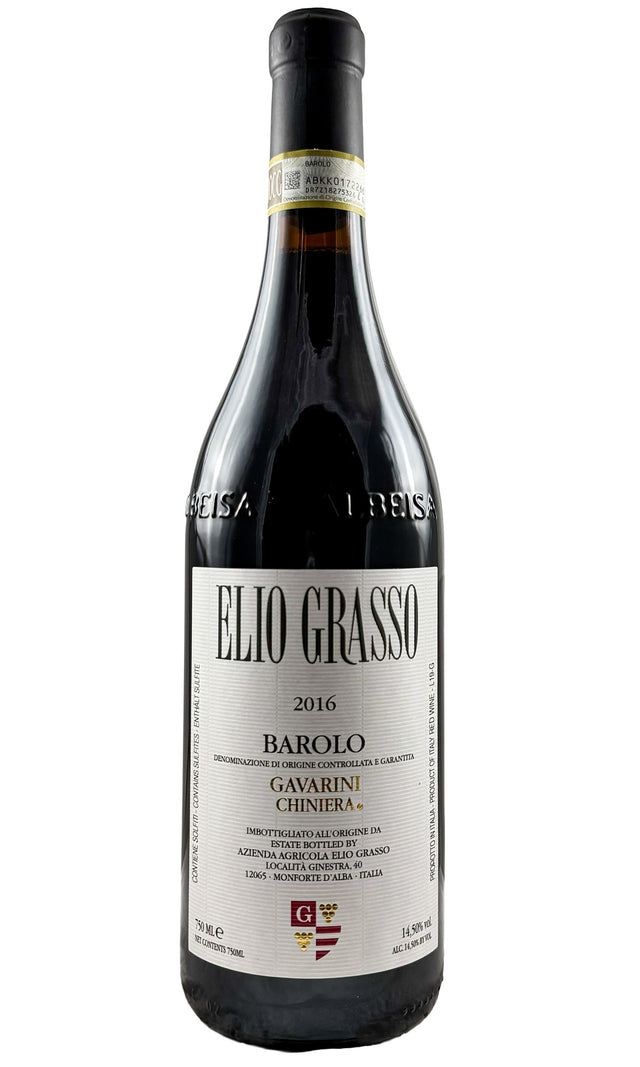 Bottle of Elio Grasso, Barolo Gavarini Vigna Chiniera', 2016 - Red Wine - Flatiron Wines & Spirits - New York