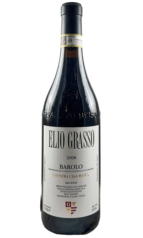 Bottle of Elio Grasso, Barolo Ginestra Casa Mate, 2008 - Red Wine - Flatiron Wines & Spirits - New York