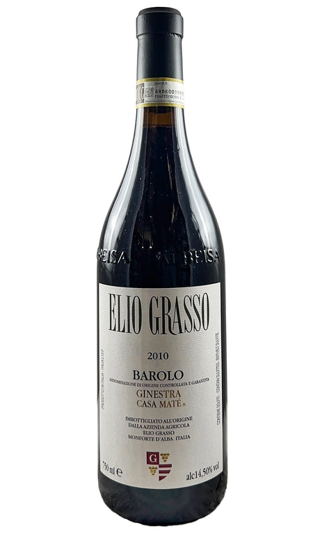Bottle of Elio Grasso, Barolo Ginestra Casa Mate, 2010 - Red Wine - Flatiron Wines & Spirits - New York