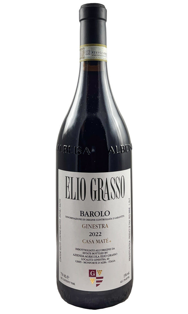 Bottle of Elio Grasso, Barolo Ginestra Casa Mate, 2022 - Red Wine - Flatiron Wines & Spirits - New York
