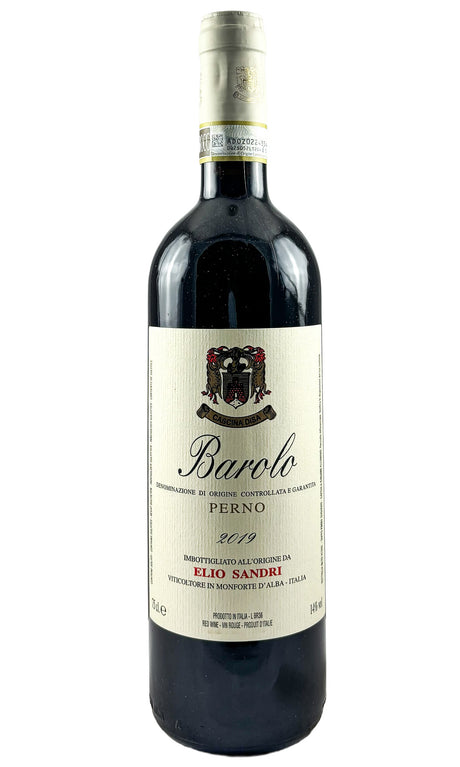 Bottle of Elio Sandri, Barolo Perno, 2019 - Red Wine - Flatiron Wines & Spirits - New York