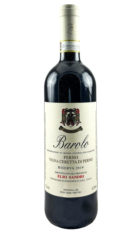 Bottle of Elio Sandri, Barolo Perno Vigna Ceretta Riserva, 2019 - Red Wine - Flatiron Wines & Spirits - New York