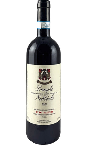 Bottle of Elio Sandri, Langhe Nebbiolo, 2022 - Red Wine - Flatiron Wines & Spirits - New York