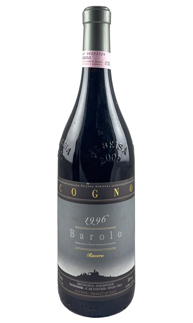 Bottle of Elvio Cogno, Barolo Ravera, 1996 - Red Wine - Flatiron Wines & Spirits - New York