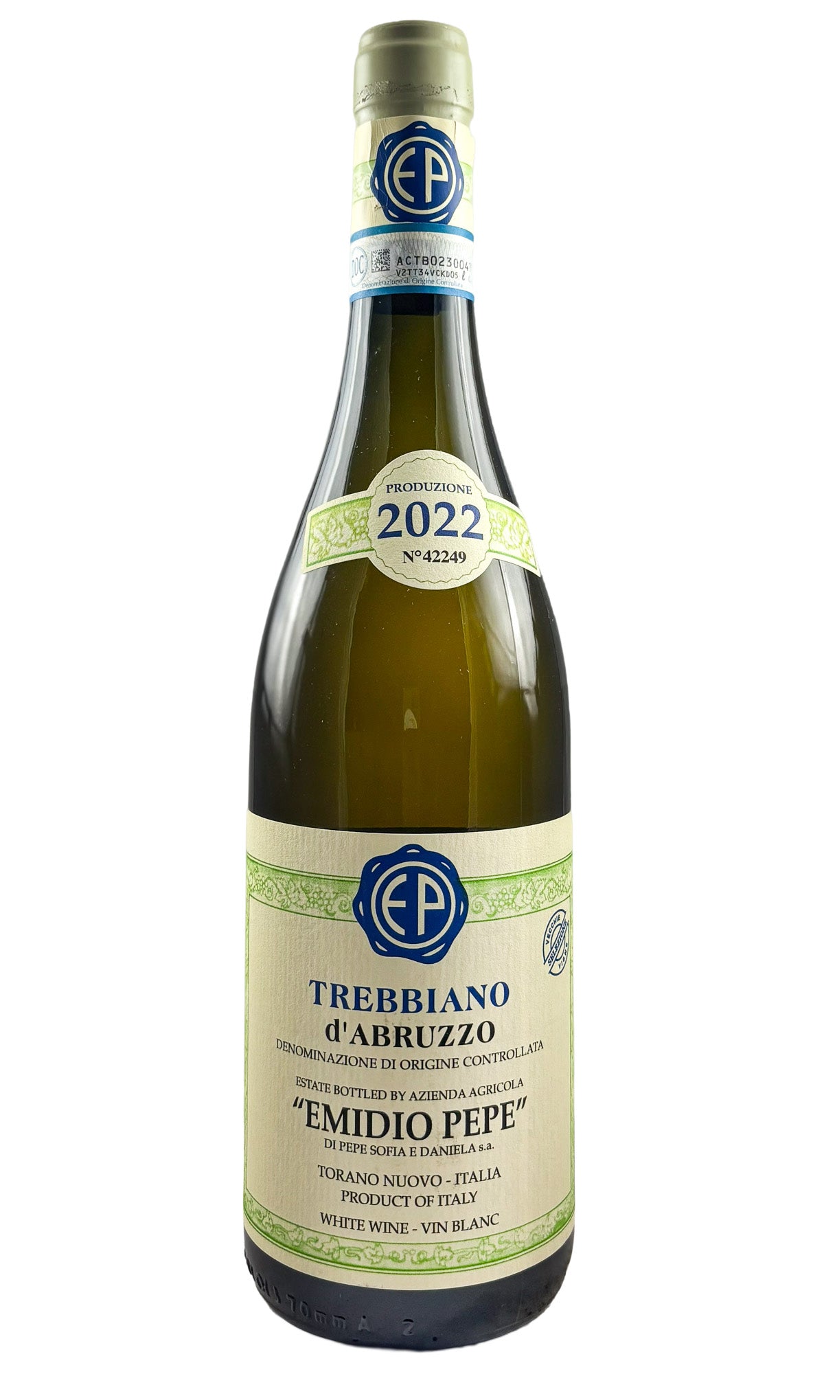 Bottle of Emidio Pepe, Trebbiano D'Abruzzo, 2022 - White Wine - Flatiron Wines & Spirits - New York