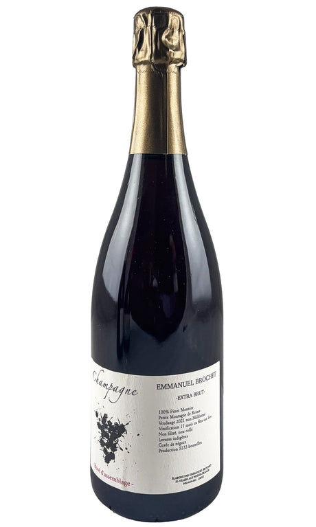 Bottle of Emmanuel Brochet, Champagne Extra Brut Rose d'assemblage, 2021 - Sparkling Wine - Flatiron Wines & Spirits - New York
