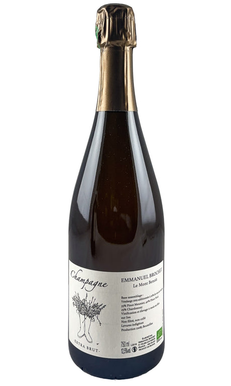 Bottle of Emmanuel Brochet, Champagne Le Mont Benoit, 2019 - Sparkling Wine - Flatiron Wines & Spirits - New York