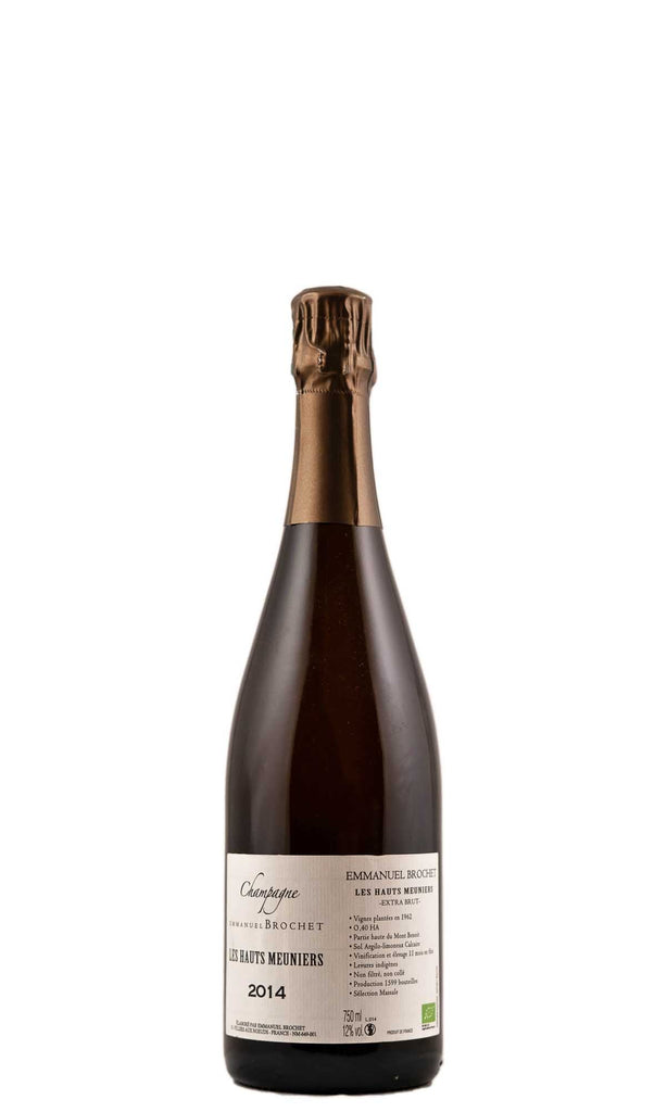 Bottle of Emmanuel Brochet, Champagne Les Hauts Meuniers, 2014 - White Wine - Flatiron Wines & Spirits - New York