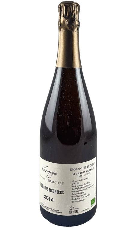 Bottle of Emmanuel Brochet, Champagne Les Hauts Meuniers Extra Brut, 2014 - Sparkling Wine - Flatiron Wines & Spirits - New York