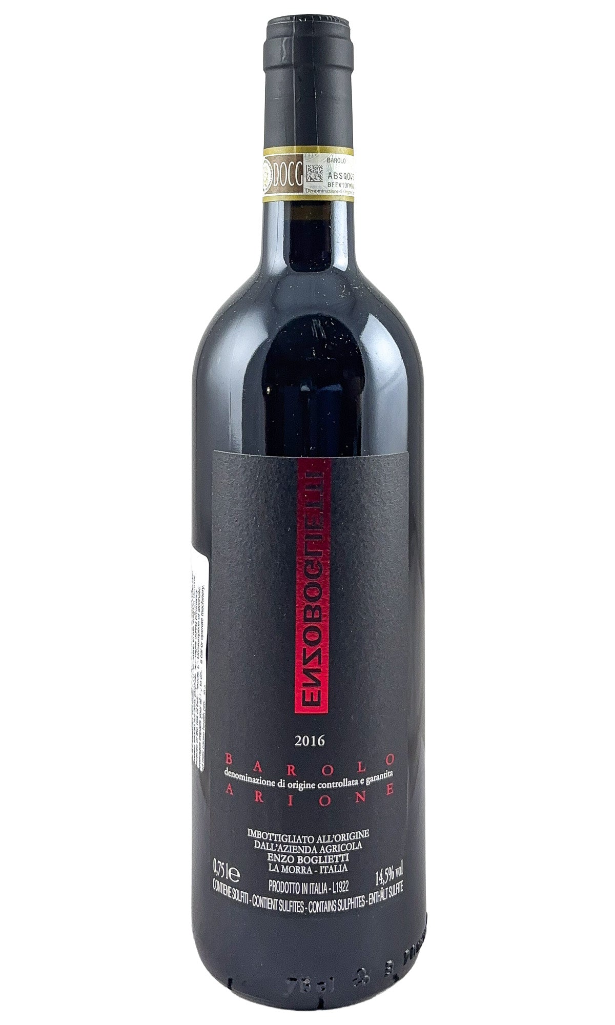 Bottle of Enzo Boglietti, Barolo Arione, 2016 - Red Wine - Flatiron Wines & Spirits - New York
