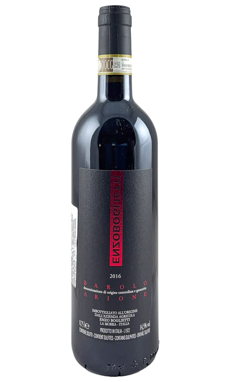 Bottle of Enzo Boglietti, Barolo Arione, 2016 - Red Wine - Flatiron Wines & Spirits - New York