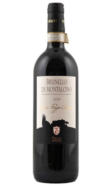 Bottle of Enzo Tiezzi, Brunello di Montalcino 'Poggio Cerrino', 2019 - Red Wine - Flatiron Wines & Spirits - New York