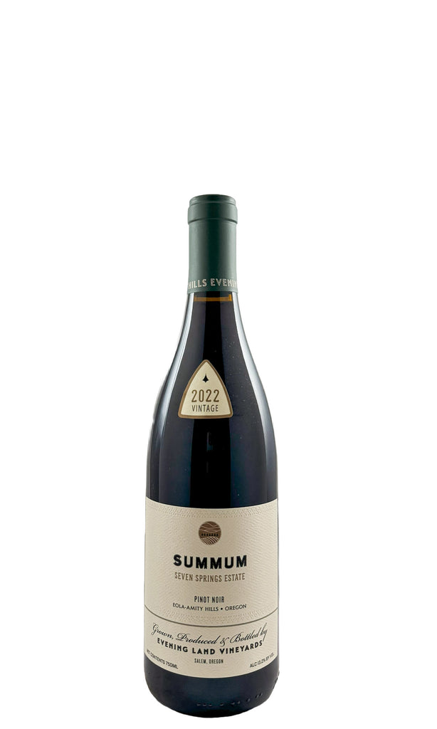 Bottle of Evening Land, Pinot Noir Summum, 2022 - Red Wine - Flatiron Wines & Spirits - New York