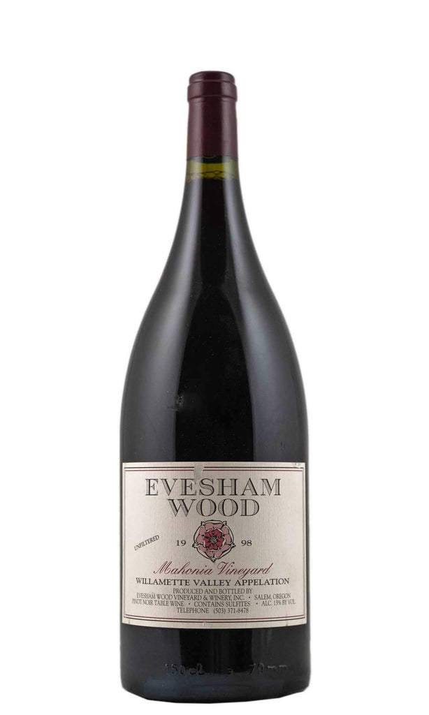 Bottle of Evesham Wood, Willamette Valley Pinot Noir Mahonia Vineyard, 1998 (1.5L) - Red Wine - Flatiron Wines & Spirits - New York