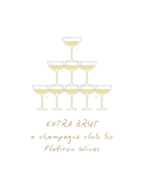 Bottle of Extra Brut, A Champagne Club by Flatiron Wines - - Flatiron Wines & Spirits - New York