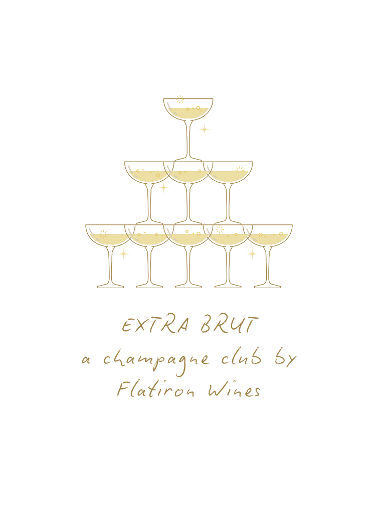 Bottle of Extra Brut, A Champagne Club by Flatiron Wines - - Flatiron Wines & Spirits - New York