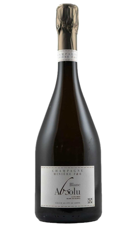 Bottle of F&R Miniere, Champagne Brut Blanc de Blancs “Absolu”, NV - Sparkling Wine - Flatiron Wines & Spirits - New York